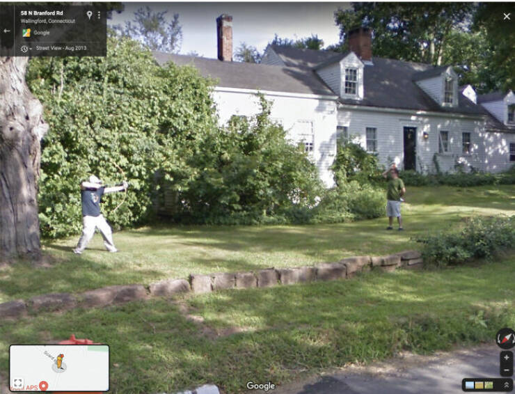 Curious Photos Captured By Google Street View Cameras