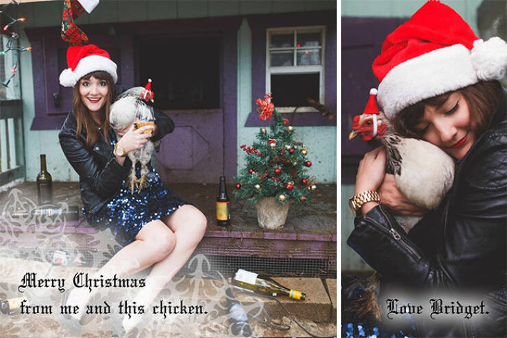 People Share Their Funny Christmas Cards