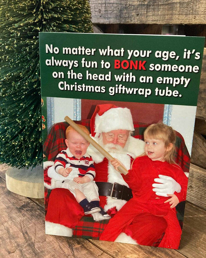 People Share Their Funny Christmas Cards