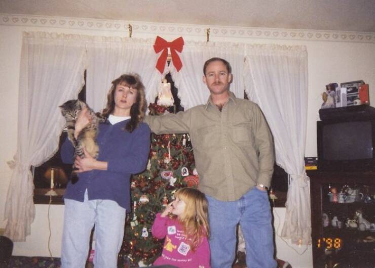 Family Christmas Photos Are Always Somewhat Awkward…