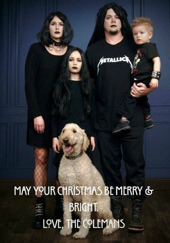 Family Christmas Photos Are Always Somewhat Awkward…