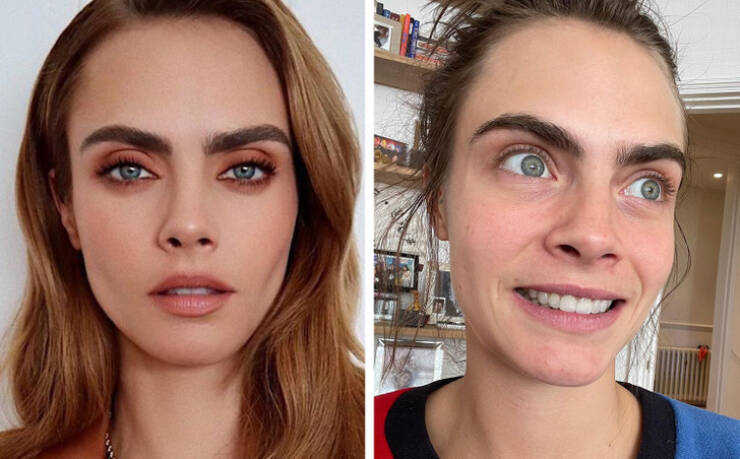 Celebrities Showing How They Look Without Makeup