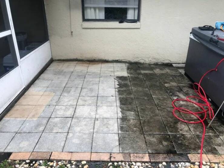 Power Washing Photos Are So Satisfying!