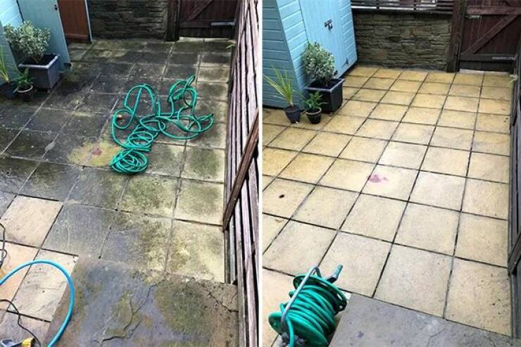 Power Washing Photos Are So Satisfying!