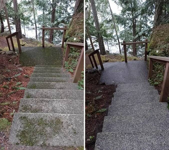 Power Washing Photos Are So Satisfying!