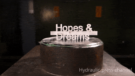 Hydraulic Press GIFs Are SO Satisfying!