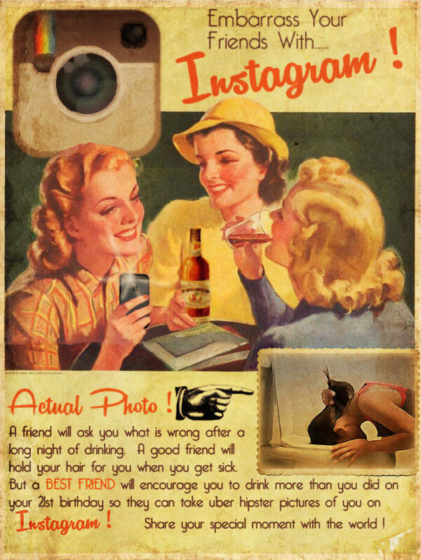 Cool Vintage-Style Ads For Modern Products