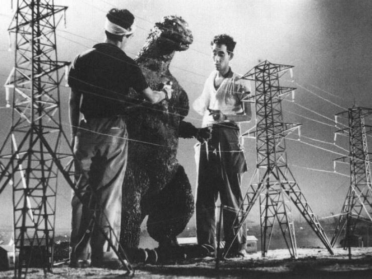 Cool Behind-The-Scenes Photos From Godzilla Movies