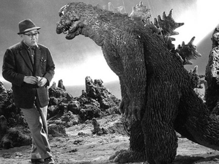 Cool Behind-The-Scenes Photos From Godzilla Movies