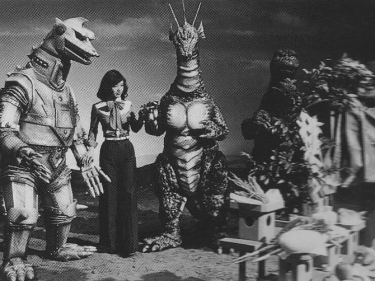 Cool Behind-The-Scenes Photos From Godzilla Movies