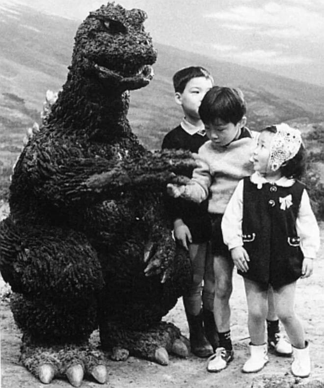 Cool Behind-The-Scenes Photos From Godzilla Movies