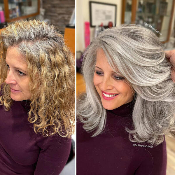 Celebrity Colorist Helps Women To Embrace Their Natural Grey Hair