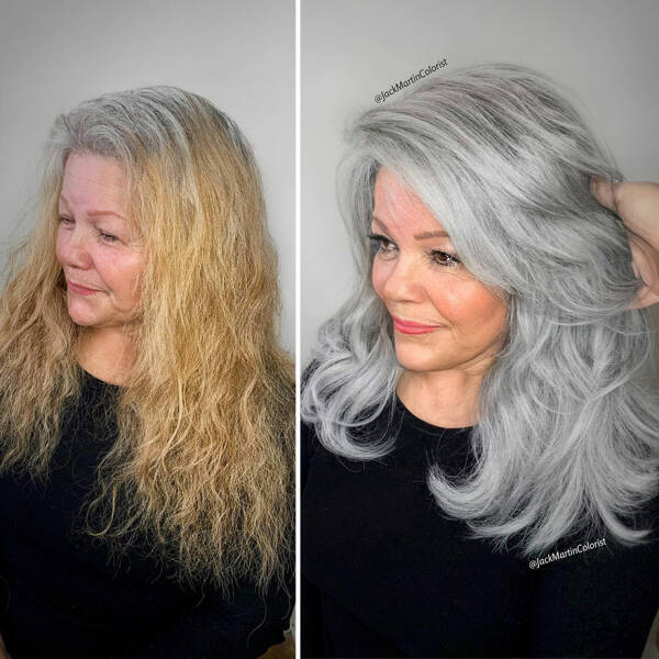 Celebrity Colorist Helps Women To Embrace Their Natural Grey Hair