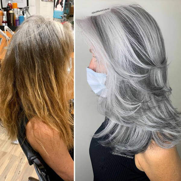 Celebrity Colorist Helps Women To Embrace Their Natural Grey Hair