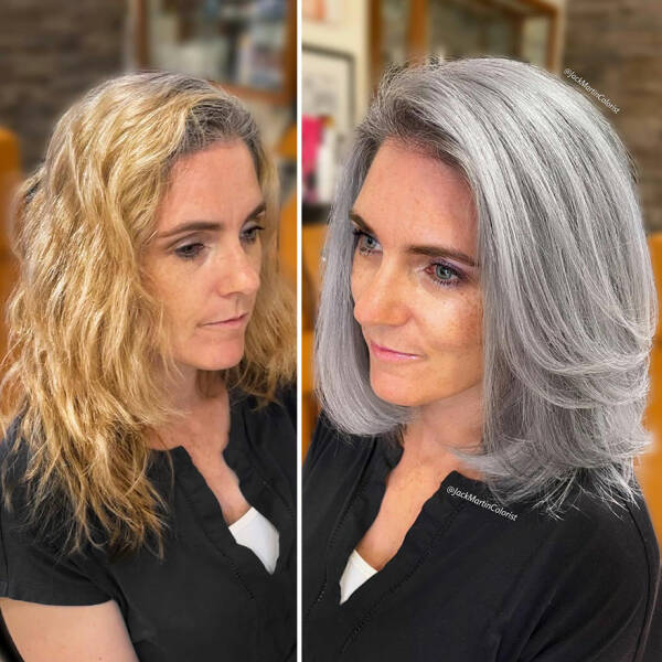 Celebrity Colorist Helps Women To Embrace Their Natural Grey Hair