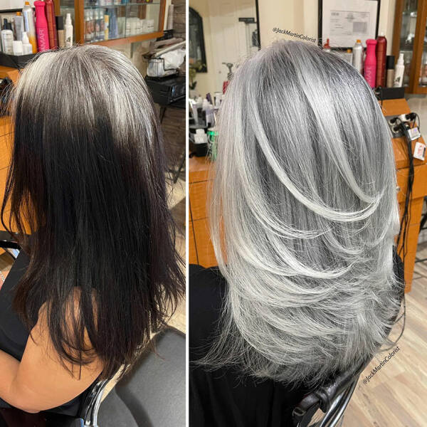 Celebrity Colorist Helps Women To Embrace Their Natural Grey Hair