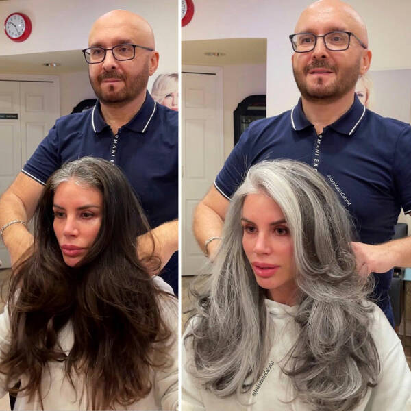 Celebrity Colorist Helps Women To Embrace Their Natural Grey Hair