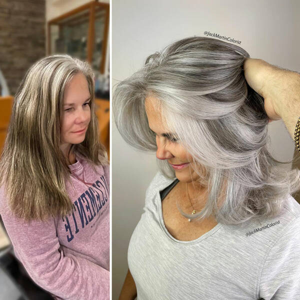 Celebrity Colorist Helps Women To Embrace Their Natural Grey Hair