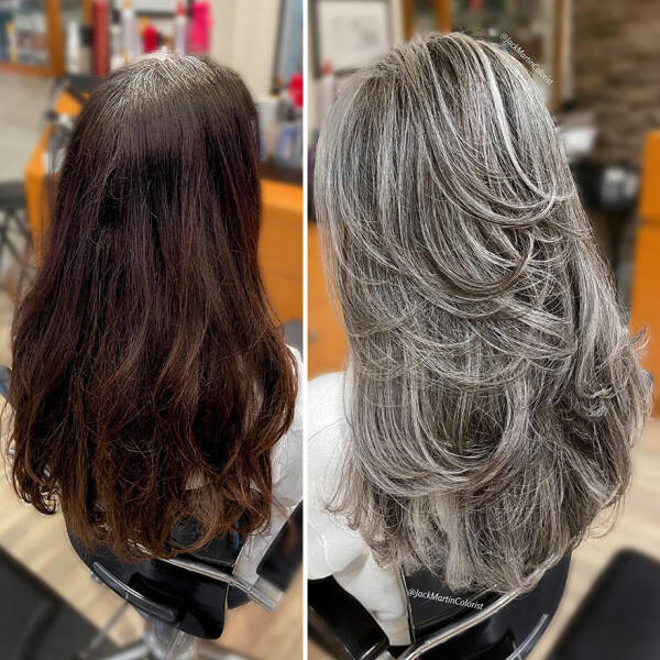 Celebrity Colorist Helps Women To Embrace Their Natural Grey Hair