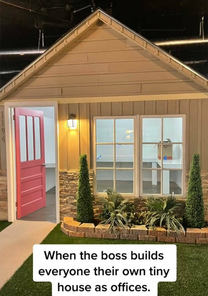 Boss Decided To Build Tiny Houses For His Employees