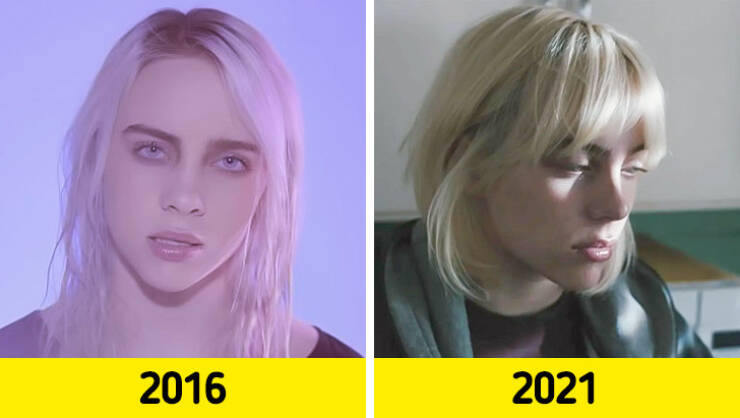 Famous Singers In Their Debut And Latest Music Videos