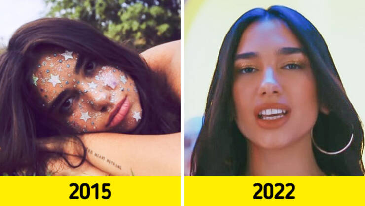 Famous Singers In Their Debut And Latest Music Videos