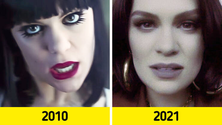 Famous Singers In Their Debut And Latest Music Videos