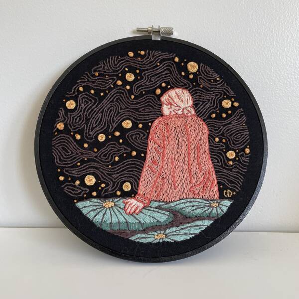 Threaded Artistry: People Sharing Embroidery Creations