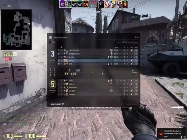 CS:GO Player Kills 5 With One Shot