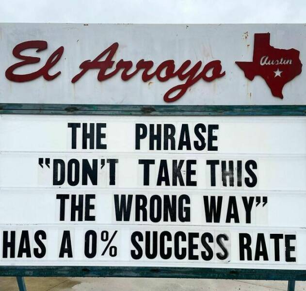 El Arroyo Signs Are Back Again…