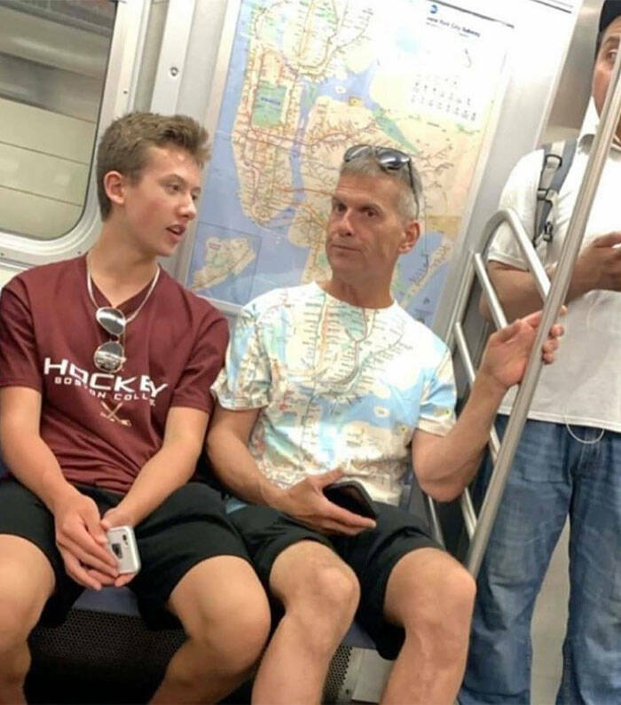 Subway Sign Lookalikes: Hilarious Photos Of People Sitting Under Their Resemblance