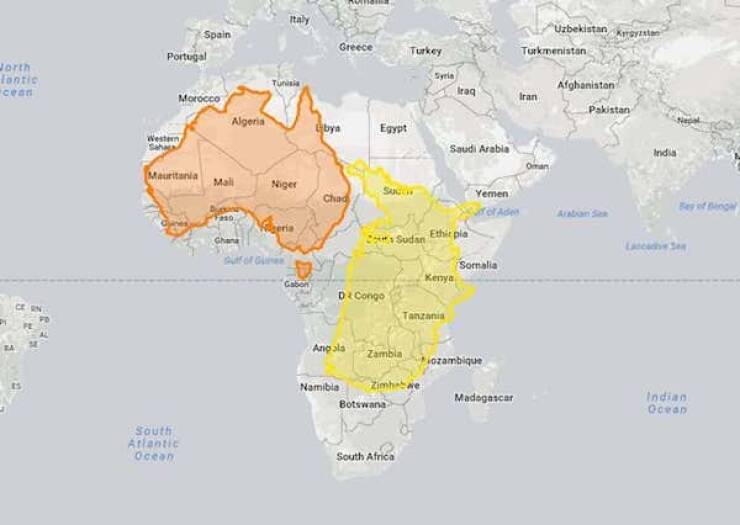 Mind-Blowing Maps That Prove Size DOES Matter