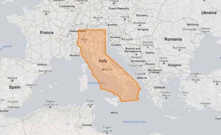 Mind-Blowing Maps That Prove Size DOES Matter
