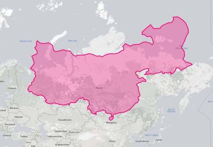 Mind-Blowing Maps That Prove Size DOES Matter