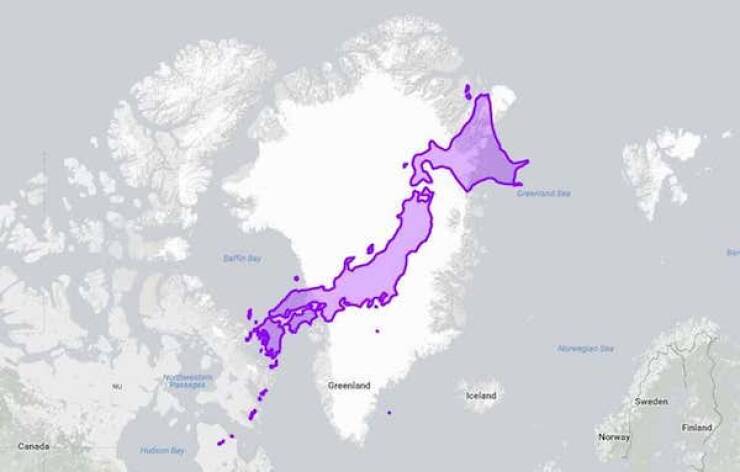 Mind-Blowing Maps That Prove Size DOES Matter