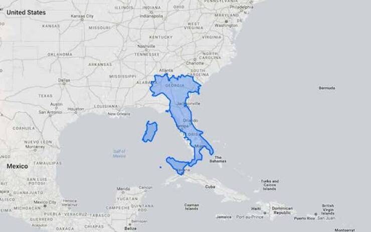 Mind-Blowing Maps That Prove Size DOES Matter