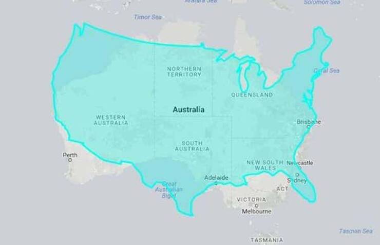 Mind-Blowing Maps That Prove Size DOES Matter
