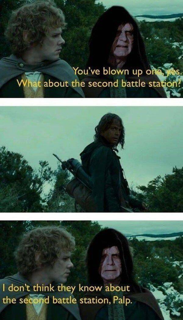 Prepare For A Galactic Quest With These Hilarious Star Wars And Lord Of The Rings Meme Mash-ups!