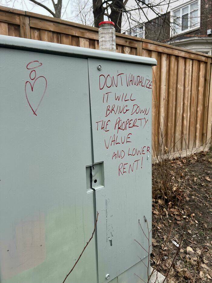 When Mild Vandalism Takes A Comedic Turn