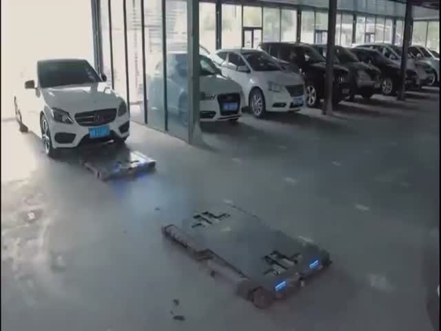 Parking Robots In China