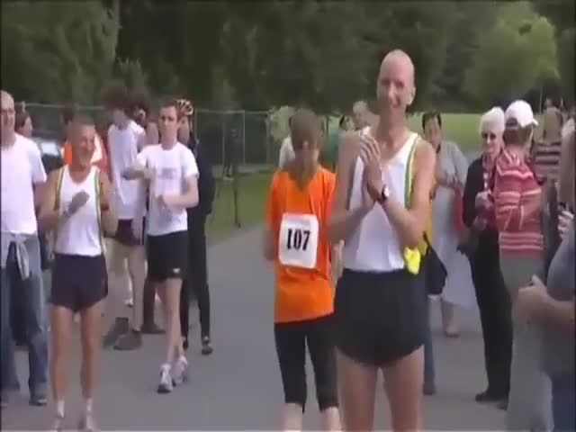 Reversed Video From The Backwards Running Competition
