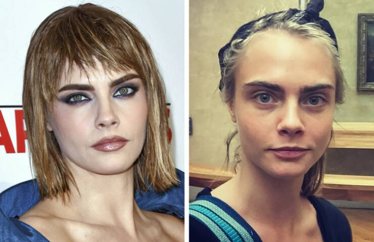 Flawless Faces: Celebrities Embrace Their Natural Beauty