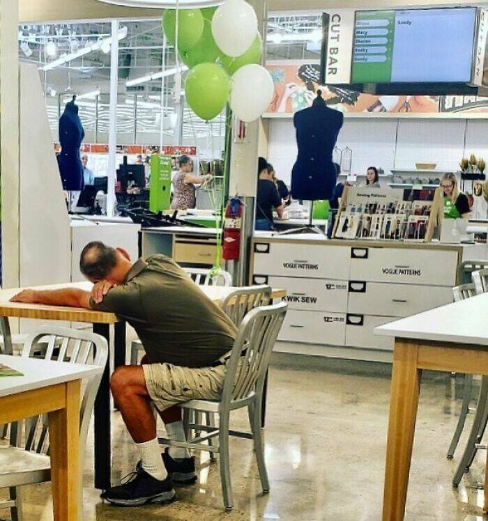 The Miserable Man Phenomenon: Hilarious Encounters Of Waiting Husbands During Shopping