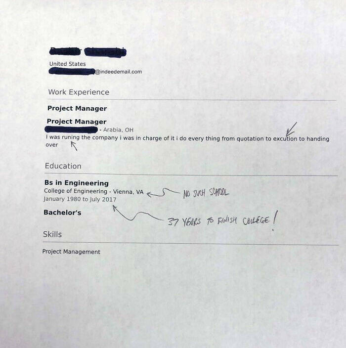 Resume Surprises: When Recruiters Were Left Speechless