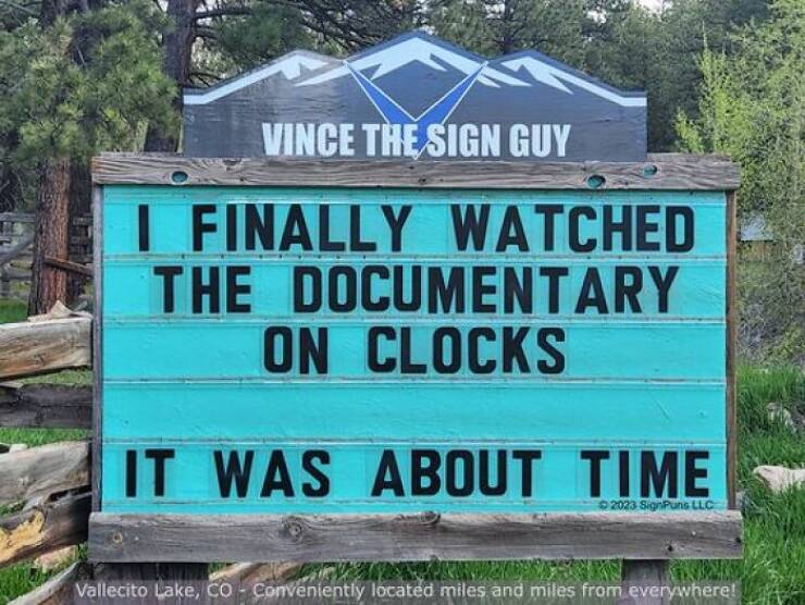 Hilarious Signs By A Colorado Man: The Latest And Greatest