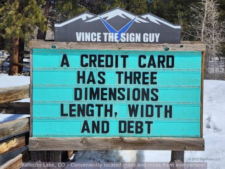 Hilarious Signs By A Colorado Man: The Latest And Greatest