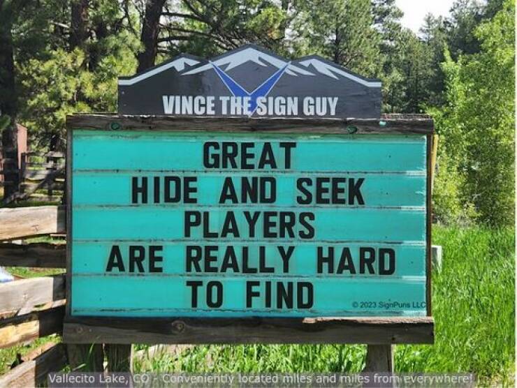 Hilarious Signs By A Colorado Man: The Latest And Greatest