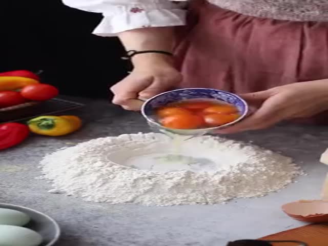 Preparing Italian Pasta