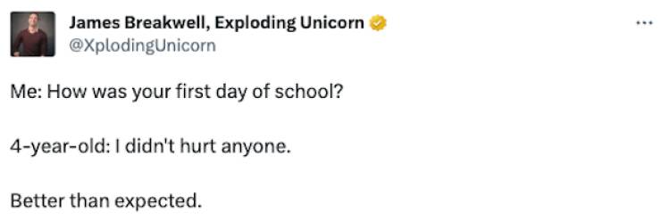Parents Regain Their Sanity As Kids Head Back To School