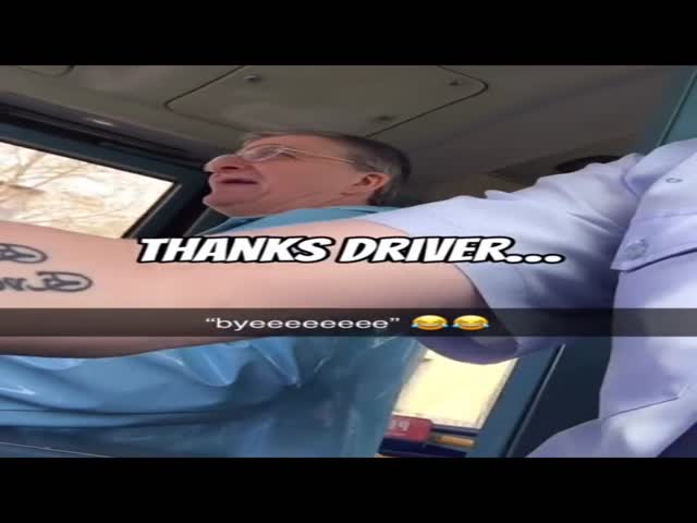 Happy Everyday Life Of A Bus Driver